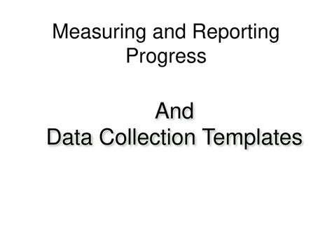 MeasuringandReportingProgress